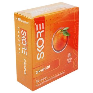 Skore Orange 1500+Dots Condoms 3's Pack